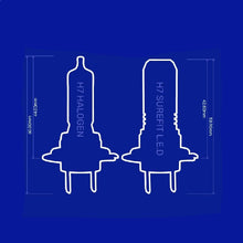 Narva H7 LED Globes Surefit GEN II 12V / 24V Pair Narva Globes 18437-5