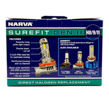 Narva H8 / H9 / H11 LED Globes Surefit GEN II Pair 12V / 24V Pair Narva Globes 18438-3