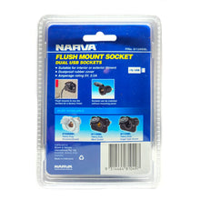 Narva Twin USB Socket Flush Mount White Narva Elec Accessory, Plugs & Sockets 81134WBL_3