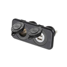 Narva Accessory Socket & Twin USB Sockets Flush Mount Narva Elec Accessory, Plugs & Sockets 81144bl-1