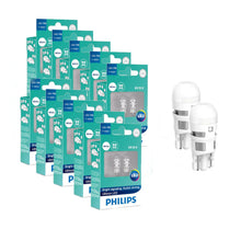 Philips Ultinon T10 LED Globes T-10 LED Bulb Wedge Globe W5W x 10 Philips Globes 11961ULWX2-10-1