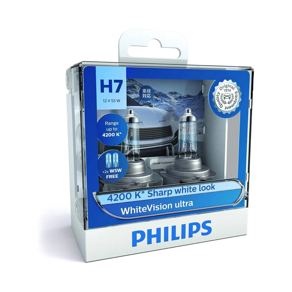 Philips White Vision H7 Headlight Globe H7 12V 55W
