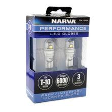 Narva T10 LED Globes White T-10 LED Wedge Globe 12V GENIII Narva Globes 18240BL-1