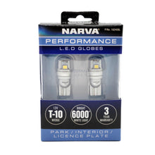 Narva T10 LED Globes White T-10 LED Wedge Globe 12V GENIII Narva Globes 18240BL-2