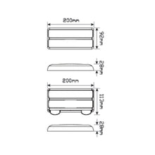 LED Autolamps Boat Trailer Lights with Licence Plate Light LED Autolamps LED Lights Trailer 207BARLP2-5