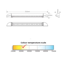 LED Autolamps LED Caravan Awning Light Black 260mm Long 12V Pair LED Autolamps RV Interior & Exterior Lighting 23260BLKB-PAIR-5