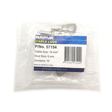 Narva Cable Lug 6 B&S / 6AWG Lugs for 6mm Stud Pack of 10 Narva Lugs & Connectors 57154_2