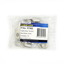 Narva Cable Lug 2 B&S / 2 AWG Lugs with 8mm Stud Pack of 10 Narva Lugs & Connectors 57163-2