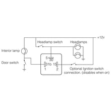 Narva Headlight / Door Open Warning Buzzer 12V Narva Switches & Relays 72560BL-4