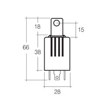 Narva Headlight / Door Open Warning Buzzer 12V Narva Switches & Relays 72560BL-5