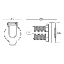 Narva Accessory Socket Heavy-Duty with Magnetic Dust Cover Narva Elec Accessory, Plugs & Sockets 81109BL_4