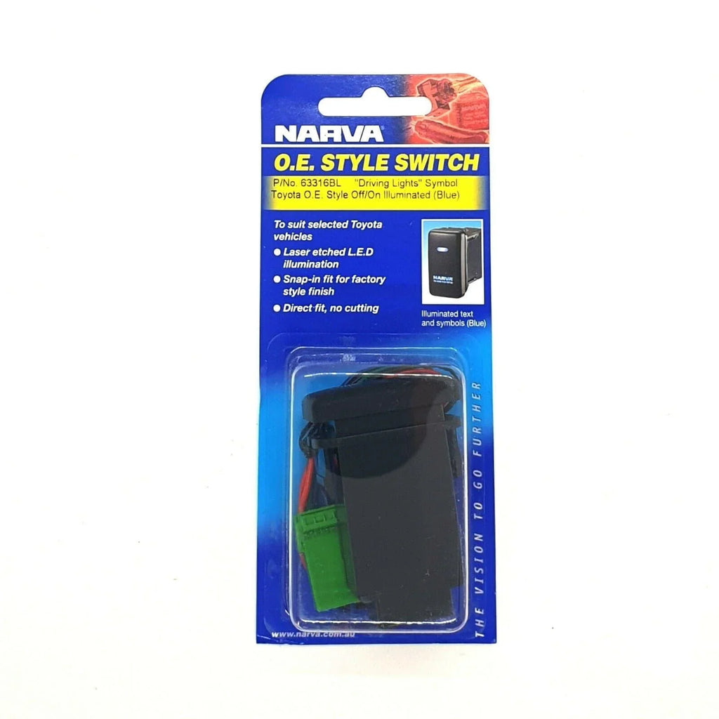 Narva Driving Light Switch Fits Toyota Landcruiser Prado Hilux Models*