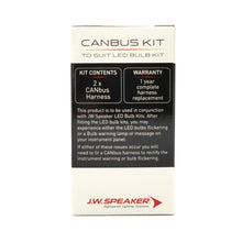 JW Speaker H7 LED CANbus Headlight Kit Suits Model 4000 & DirectFit JW Speaker Globes 990007CB-3