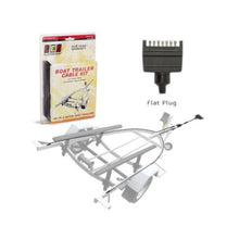 LED Autolamps Trailer Cable Kit 8 Metre Plug & Play with Flat Trailer Plug LED Autolamps LED Lights Trailer BTK8F-3