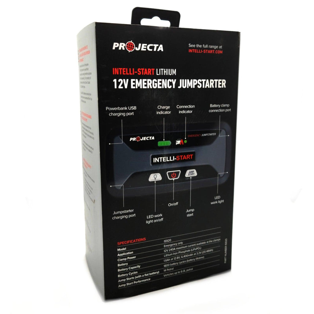 Projecta Lithium Jump Starter Power Pack 900A