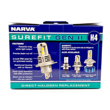 Narva H4 LED Globes Surefit GEN II 12V / 24V Pair Narva Globes 18434-3