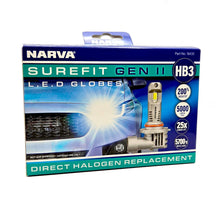 Narva HB3 LED Globes Surefit GEN II 12V / 24V Pair Narva Globes 18435-2