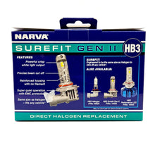 Narva HB3 LED Globes Surefit GEN II 12V / 24V Pair Narva Globes 18435-3