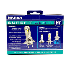 Narva H7 LED Globes Surefit GEN II 12V / 24V Pair Narva Globes 18437-3