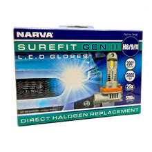 Narva H8 / H9 / H11 LED Globes Surefit GEN II Pair 12V / 24V Pair Narva Globes 18438-2