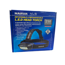 Narva 71426 ALS Rechargeable LED Head Lamp 250 Lumen Magnetic Headlight