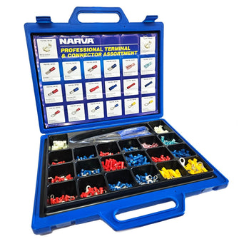 Narva Professional Terminal and Connector Assortment Kit Narva Lugs & Connectors 56530-1