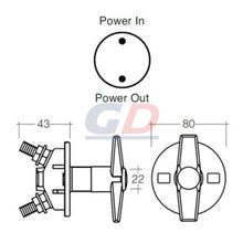 Narva 61044BL Battery Master Isolation Switch