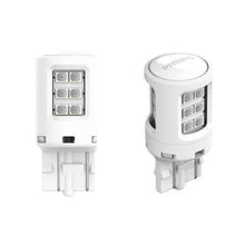 Philips Ultinon LED T20 21/5W LED Stop & Tail Red Philips Globes 11066ULRX2-5