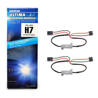 Narva H7 LED Resistor Module Kit 12V for LED Globes Pair Narva Globes 18168_1