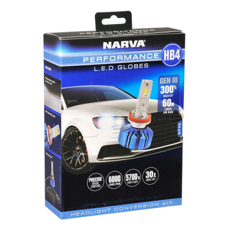 Narva HB4 LED Headlight Globes Performance Kit GEN III 12/24V with T10 LED's Narva Globes 18446-1