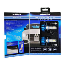 Narva HB4 LED Headlight Globes Performance Kit GEN III 12/24V with T10 LED's Narva Globes 18446-2