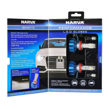 Narva H8/H9/H11 LED Headlight Globes Performance Kit GEN III 12/24V with T10 LED's Narva Globes 18448-2