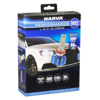 Narva HIR2 LED Headlight Globe Performance Kit GEN III 12/24V Narva Globes 18450-1