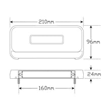 LED Autolamps Bulletproof Marine LED Trailer Lights With 10m of Cable LED Autolamps LED Lights Trailer 210BARLP2-10MB-4