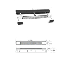 LED Autolamps LED White / Amber Awning Light Dual Switching LED Autolamps RV Interior & Exterior Lighting 23285BLKB-5