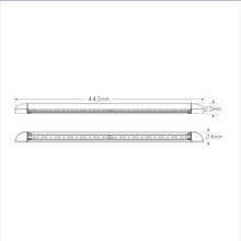 LED Autolamps LED White / Amber Awning Light Dual Switching 450mm Long LED Autolamps RV Interior & Exterior Lighting 23450AWB-5