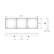 LED Autolamps Mini Jumbo LED Tail Lights Tinted Lens Stop Tail, Indicator & Reverse Pair LED Autolamps LED Lights Trailer 280TARWM-PAIR-5