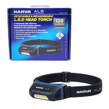 Narva LED Headlamp COB LED Rechargeable & Weatherproof Narva Work Lights & Torches 71424-1
