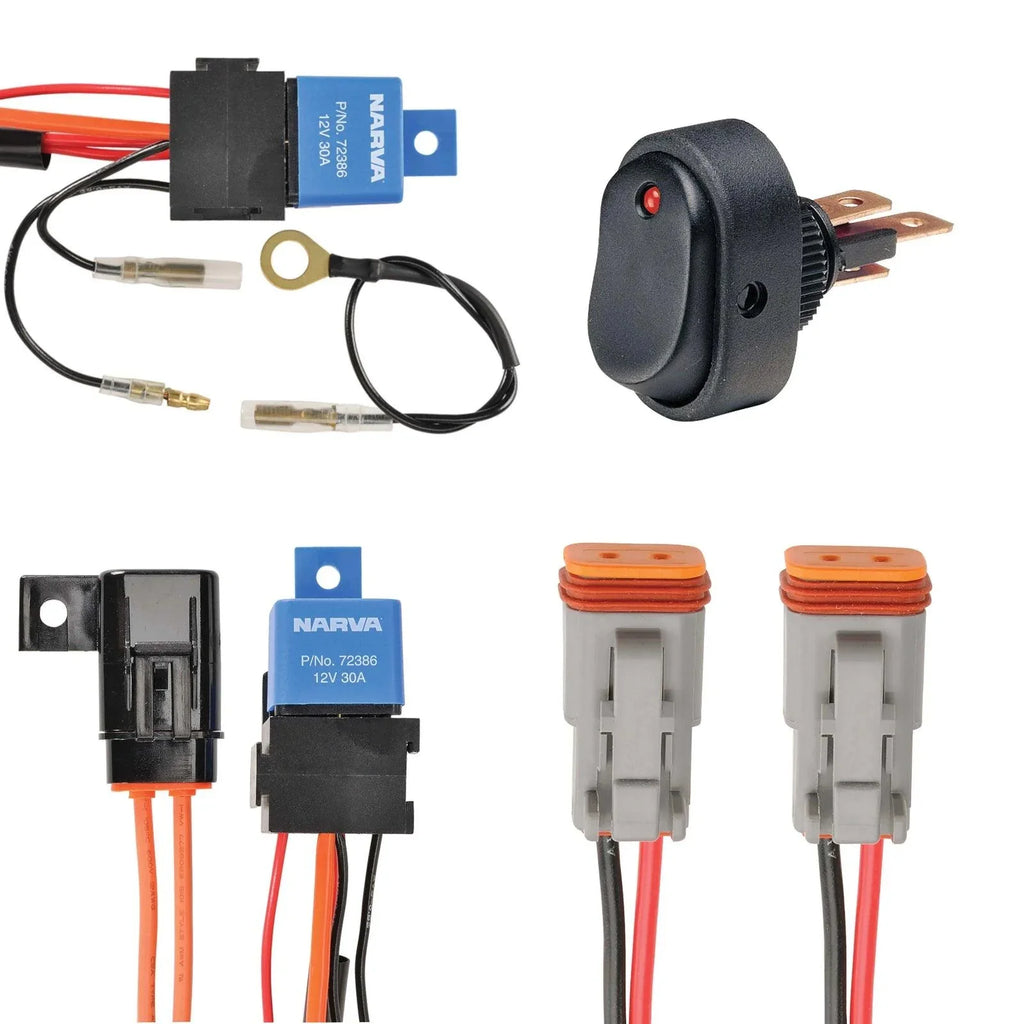 Narva 12V Light Bar and Driving Light Wiring Harness