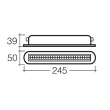 Narva Universal LED Brake Light 3rd Brake Light Stick On Narva Beacons & Warning Lights 84650Bl-4