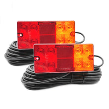 Narva LED Tail Lights Stop / Tail Indicator / Licence 9m of Cable Pair Narva LED Lights Trailer 93612