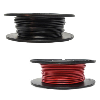 3mm Single Core Wire 30m Rolls Red & Black 20 AMP Australian Made 3mm Cable Cable GD3MMBLKREDSC30-1