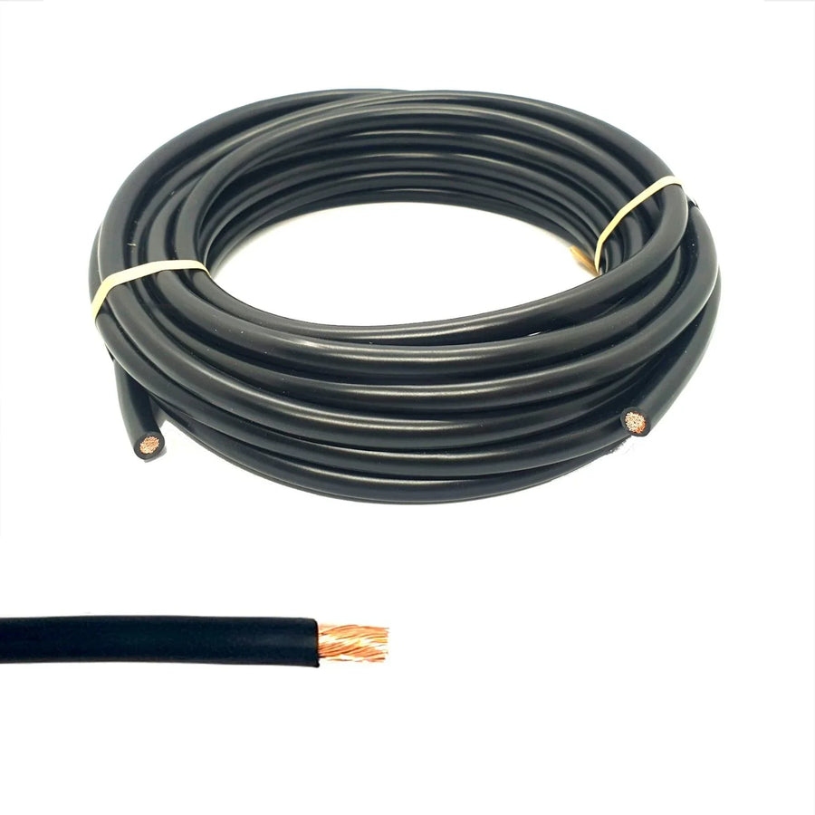 3 Meter Roll Of 6 B&S / 6 AWG Single Core Red Battery Cable - Australian Made, 103 Amp