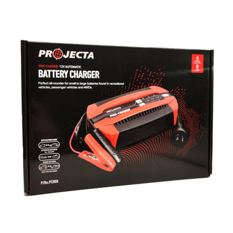 Projecta 12V Battery Charger 8 Amp Smart Charger Projecta Battery Charging PC800-1