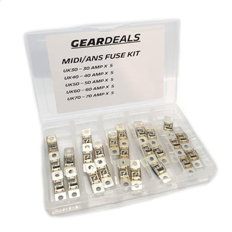 Midi Fuse Kit 30A 40A 50A 60A 70A Midi Fuses Assorted Kit Gear Deals Fuse UK-FUSEKIT_1